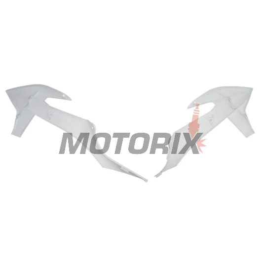 Přední boční plasty -POLISPORT- bílé, KTM EXC, EXC-F, SX, SX-F, XC, XC-F 125-450 2019-2023