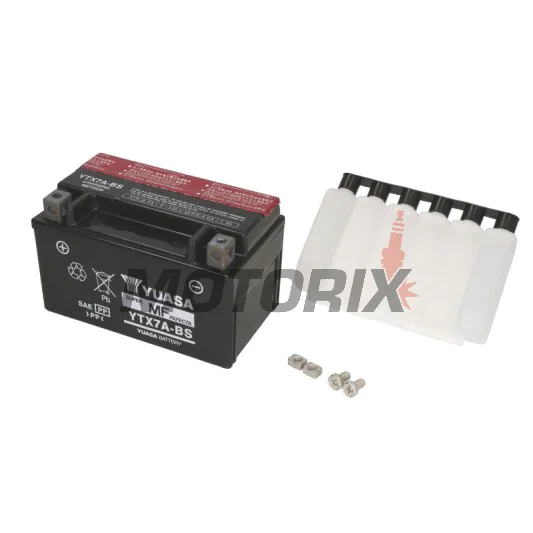 Akumulátor -YUASA- YTX7A-BS, 6Ah 12V