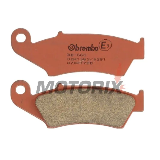 Brzdové destičky -BREMBO- 07KA17SD, Honda CR/CRF/XR/XL Transalp/Africa Twin, Kawasaki KX/KLX/KDX, Suzuki DR-Z/RM/RM-Z, Yamaha WR/YZ, Gas Gas EC/MC, Aprilia RXV/MXV, Beta RR 400/450/525