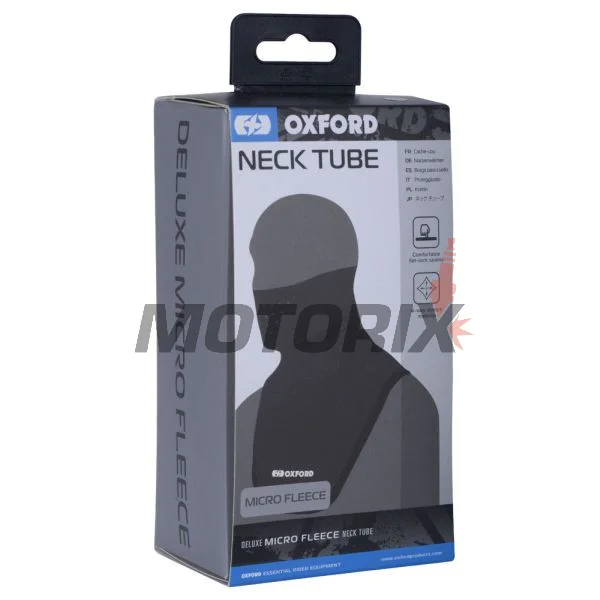 Nákrčník -OXFORD- microfleece, černá