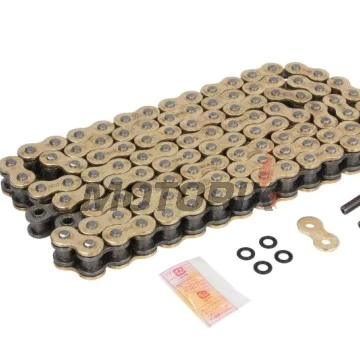 Řetěz -DID- 525VX3G&B-108, velikost 525, 108 článků, zesílený, zlatá/černá