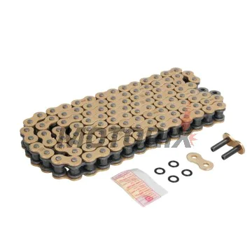 Řetěz -DID- 530VX3G&B-112, velikost 530, 112 článků, zesílený, zlatá/černá