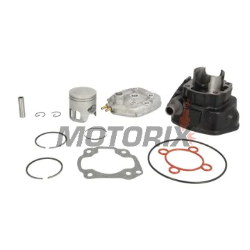 Sada válce a pístu s hlavou -MOTORIX- 70cc (47mm), Minarelli Horizontal LC - Yamaha Aerox, Malaguti F12