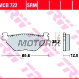 Brzdové destičky -TRW- MCB722, Yamaha TMAX/XP 500/530 (2001-2019)