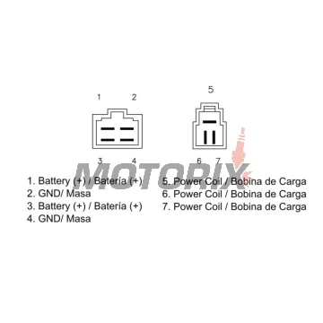 Regulátor dobíjení -DZE- regulátor dobíjení, 12V, 35A, TRIUMPH DAYTONA, SPRINT, STREET TRIPLE 675/955/1050 1999-2014