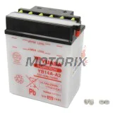 Akumulátor -YUASA- YB14A-A2, 15Ah 12V