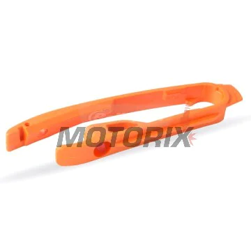 Kluzák řetězu -POLISPORT- oranžový, polyuretan, KTM XC 125-450 2010-2022