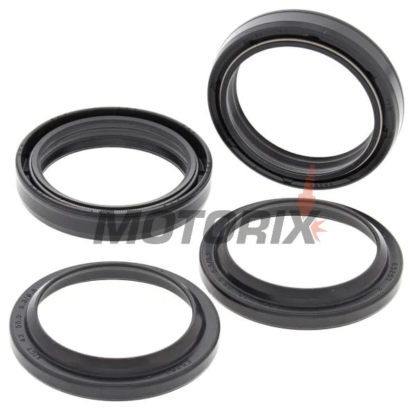 Sada gufer a prachovek přední vidlice -ALL BALLS- Kawasaki KDX 200 1996, 1999, 2001, 2005, KDX 220 1997-2005, KX 125/250/500 1988, Suzuki RM 125/250 1988, Triumph Tiger 1050 2006, Tiger 900 2000-2001, Tiger 955 2001-2006