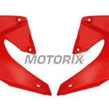 Přední boční plasty -POLISPORT- červené, HONDA CR 125/250 2000-2001
