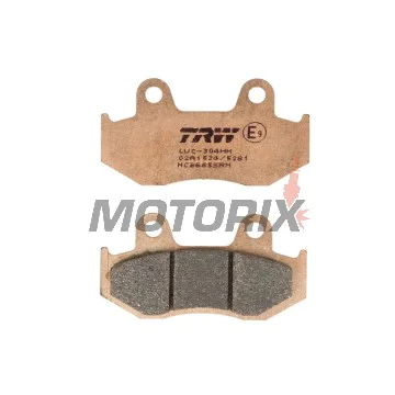 Brzdové destičky -TRW- MCB685SRM, sintrované, Honda CH125 Spacy, PS125i/150i, SES125/150 Dylan; Suzuki AN250/400 Burgman (1983-2013)