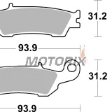 Brzdové destičky -BREMBO- 07YA47SD, Yamaha YZ 250F (2007)