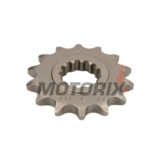 Přední pastorek -JT- JTF579,14, 14 zubů, Yamaha FJ 1100 1984-1985, FJ 1200 1986-1996, FZ1 1000 2006-2015, FZS 1000 2001-2005, MT-01 1670 2004-2011, RD 500 1984-1987, RZ 500 1984, XJR 1200 1995-1998, XJR 1300 1998-2017