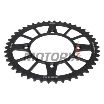 Zadní rozeta -JT- JTA891,46BLK, 46 zubů, černý, hliníkový, KTM Freeride 250 2014-2017