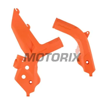 Chrániče rámu -POLISPORT- oranžový, KTM EXC, EXC-F, SX, SX-F 50-500 2019-2022