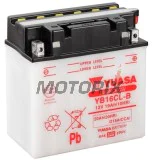 Akumulátor -YUASA- YB16CL-B, 20Ah 12V