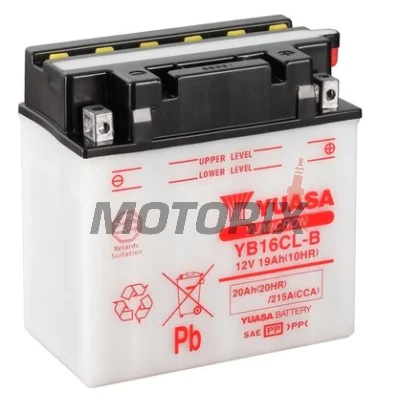 Akumulátor -YUASA- YB16CL-B, 20Ah 12V