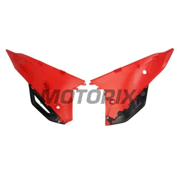 Zadní boční plasty -POLISPORT- červené, HONDA CRF 250/450 2021-2023