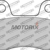 Brzdové destičky -FERODO- FDB2119EF, Honda CH125 Spacy, PS125i/150i, SES125/150 Dylan; Suzuki AN250/400 Burgman (1983-2013)