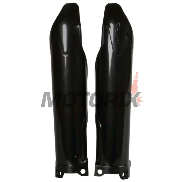 Chrániče přední vidlice -POLISPORT- černé, KAWASAKI KX 250/450 2009-2023
