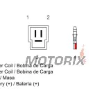 Regulátor dobíjení -DZE- regulátor dobíjení, 12V, 25A, KAWASAKI KZ 200-750