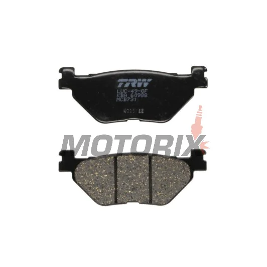 Brzdové destičky -TRW- MCB731, Yamaha Bolt, FJR1300, SCR950, TDM900, V-Max, Super Ténéré, Raider, Roadliner, Stratoliner, Midnight Star, Road Star, XVS/Stryker