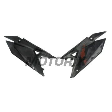 Zadní boční plasty -POLISPORT- černé, HONDA CRF 250/450 2021-2023