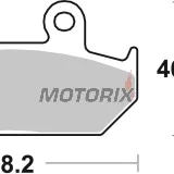 Brzdové destičky -BREMBO- 07HO2307, Honda CBR/NX 650/RS/VFR/VTZ/XL (1986-1994)
