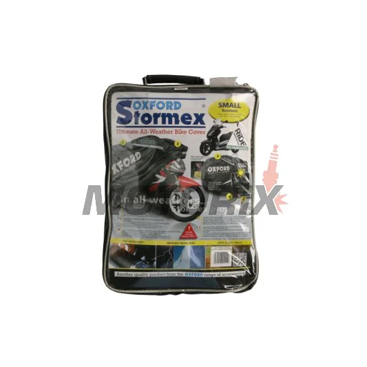 Plachta na motocykl -OXFORD- Stormex, černé, S
