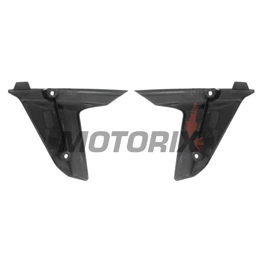 Přední boční plasty -POLISPORT- černé, HUSQVARNA TC 250-510 2008-2009