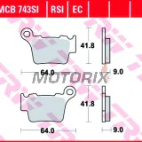 Brzdové destičky -TRW- MCB743RSI, BMW G450X, Husaberg FE/TE, Husqvarna CR/FC/FE/FS/SM/SMR/TC/TE/WR, KTM EXC/EXC-F/SX/SX-F/XC/XC-F/XC-W 125-560 (1998-2020)