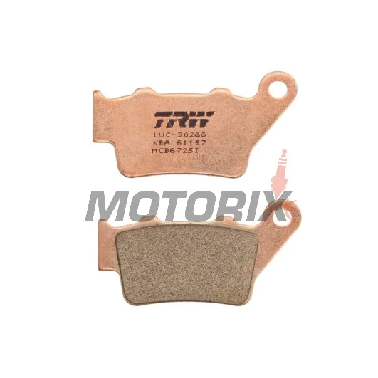 Brzdové destičky -TRW- MCB672SI, Alfer VR 250, Aprilia Pegaso 650, Husaberg FE/FS 450-650, Husqvarna CR/TE/WR 125-610, KTM EXC/LC4/Duke 250-690, Yamaha TT 600, WR 125 (1993-2022)