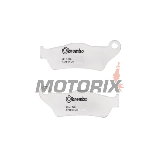 Brzdové destičky -BREMBO- 07BB04LA, Aprilia 125-1000cc MX/Pegaso/RST, Cagiva 750-1000cc Elefant, Ducati 620-1100cc Monster/Multistrada, Gas Gas 125-300cc EC/Enducross, Husaberg 350-650cc FE/FC, Husqvarna 125-610cc CR/TC/TE/WR, KTM 125-640cc SX/EXC/Duke, Y