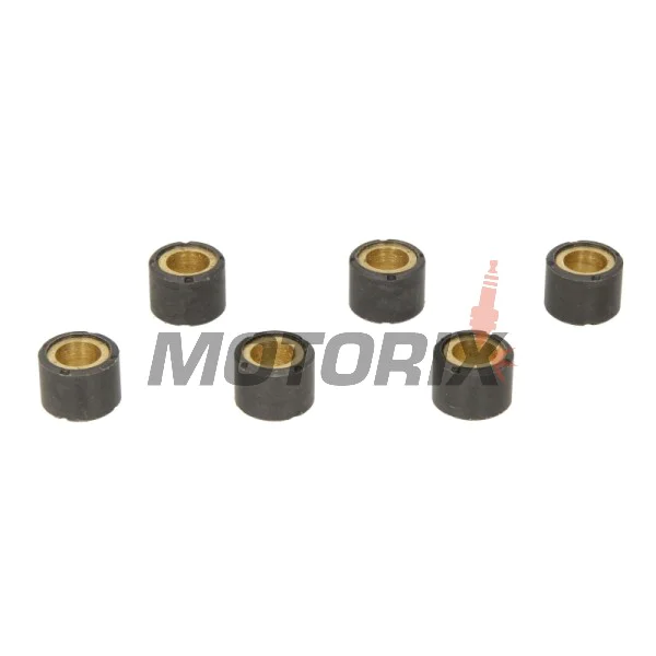 Válečky variátoru -RMS- 20x15mm, 13.5g, 6ks, Kymco Bet&Win 125/150/250 2000, Kymco Dink 125/150 1997-2000, 2002-2003, Kymco Dink 50 2003, Kymco Grand Dink 125/150 2001-2004, Malaguti F18 150 2001-2002