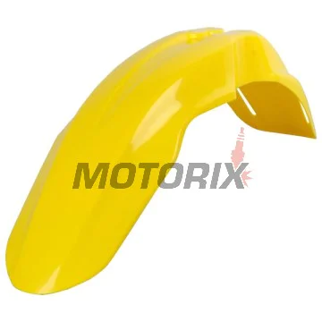 Přední Supermoto blatník -POLISPORT- žlutý, SUZUKI RM, RM-Z 125/250/450 2001-2009