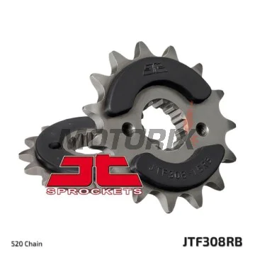 Přední pastorek -JT- JTF308,16, 16 zubů, Aprilia Pegaso 650 2007-2009, Pegaso 660 2005-2009, Honda FMX 650 2004-2008, FX 650 1999-2001, NX 650 1989-1991, 1995-2001, Yamaha MT-03 660 2006-2013, XT 660 2004-2016, XTZ 660 2008-2009