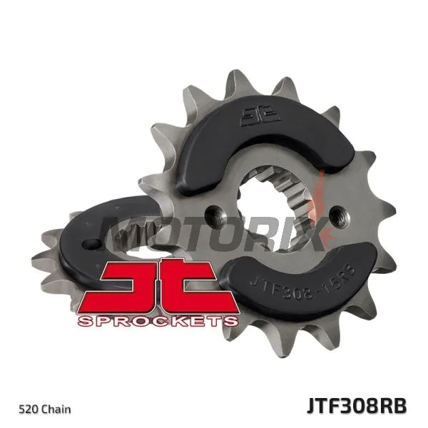 Přední pastorek -JT- JTF308,16, 16 zubů, Aprilia Pegaso 650 2007-2009, Pegaso 660 2005-2009, Honda FMX 650 2004-2008, FX 650 1999-2001, NX 650 1989-1991, 1995-2001, Yamaha MT-03 660 2006-2013, XT 660 2004-2016, XTZ 660 2008-2009