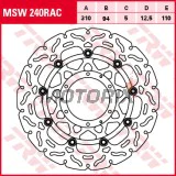 Brzdový kotouč -TRW- MSW240RAC, 310mm, Honda CB1000R/RA ABS, CB1300/S/SA ABS, CBR600RR ABS, CBR1000RR Fireblade (2003-2016)