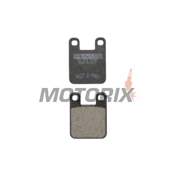 Brzdové destičky -RMS- 22 510 0080, Aprilia RX 50 2011-2016, Aprilia SX 50 2011-2018, Beta Eikon 50 1999-2006, Cagiva Mito 50 1998-2000, Derbi Senda 50 2010-2015, Gas Gas Pampera 125 1996-2003, Gas Gas Pampera 250 1996-2002, Sachs Squab 50 1997