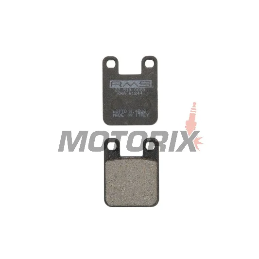 Brzdové destičky -RMS- 22 510 0080, Aprilia RX 50 2011-2016, Aprilia SX 50 2011-2018, Beta Eikon 50 1999-2006, Cagiva Mito 50 1998-2000, Derbi Senda 50 2010-2015, Gas Gas Pampera 125 1996-2003, Gas Gas Pampera 250 1996-2002, Sachs Squab 50 1997