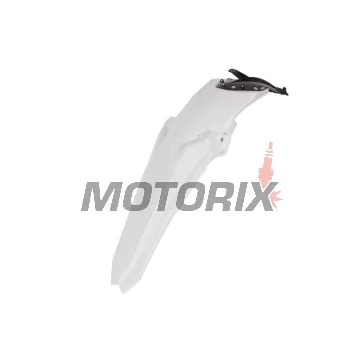 Zadní blatník/kapotáž -POLISPORT- bílý, YAMAHA YZ 450 2010-2013