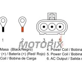 Regulátor dobíjení -DZE- regulátor dobíjení, 12V, 25A, POLARIS HAWKEYE 300/400 2006-2011