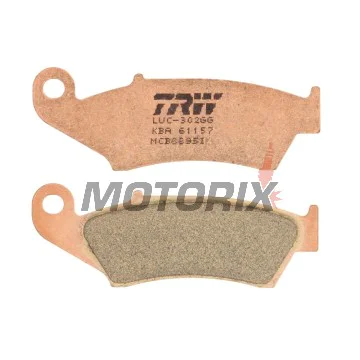 Brzdové destičky -TRW- MCB669SI, Aprilia MXV/RXV, Beta RR, Gas Gas EC/FSE/FSR/MC, Honda CR/CRF/XR/XL, Kawasaki KDX/KLX/KX, Suzuki DR-Z/RM/RM-Z, Yamaha WR/YZ/XT (1993-2020)
