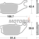 Brzdové destičky -BREMBO- 07HO4905, Honda CBR125R & XL125 Varadero 125cc