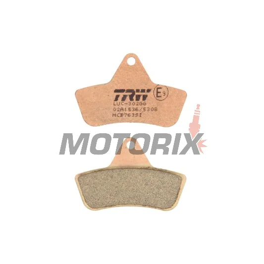 Brzdové destičky -TRW- MCB763SI, Arctic Cat 250/300/400/440/454/500 ATV 2x4/4x4/Autom. (1998-2004), Arctic Cat Bear Cat 450/454 2x4/4x4 (1996-1998)