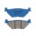 Brzdové destičky -BREMBO- 07YA3908, Hyosung GV 650 2005, Yamaha FJR 1300,1300A (ABS) 2001-2012, Yamaha TDM 900,900A (ABS) 2002-2012, Yamaha XV 1700 (Road Star Warrior) 2003-2005
