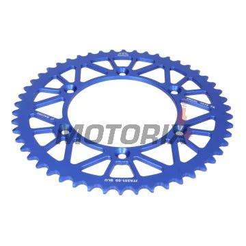 Zadní rozeta -JT- JTA251,50BLU, 50 zubů, modrý, hliníkový, Yamaha WR 250 1999-2001, 2007-2020, WR 400 1999-2001, WR 426 2001-2002, WR 450 2003-2026, YZ 125 2020-2026, YZ 250 1999-2001, 2003-2026, YZ 450 2016-2026