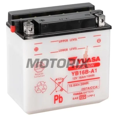 Akumulátor -YUASA- YB16B-A1, 17Ah 12V