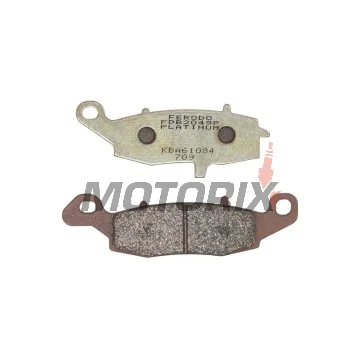 Brzdové destičky -FERODO- FDB2049P, Suzuki V-Strom/GS 500/Bandit/SV 650/Intruder/Marauder 500-800 1996-2012