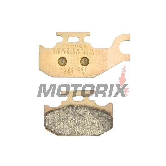 Brzdové destičky -FERODO- FDB2149SG, Yamaha YXR Rhino 450 2006