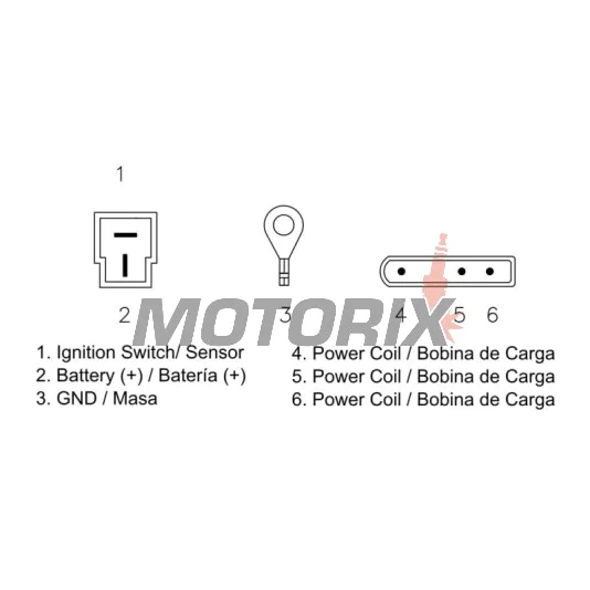 Regulátor dobíjení -DZE- regulátor dobíjení, 12V, 35A, APRILIA LEONARDO, MOTO, PEGASO; BMW F 250/300/650 1993-2005